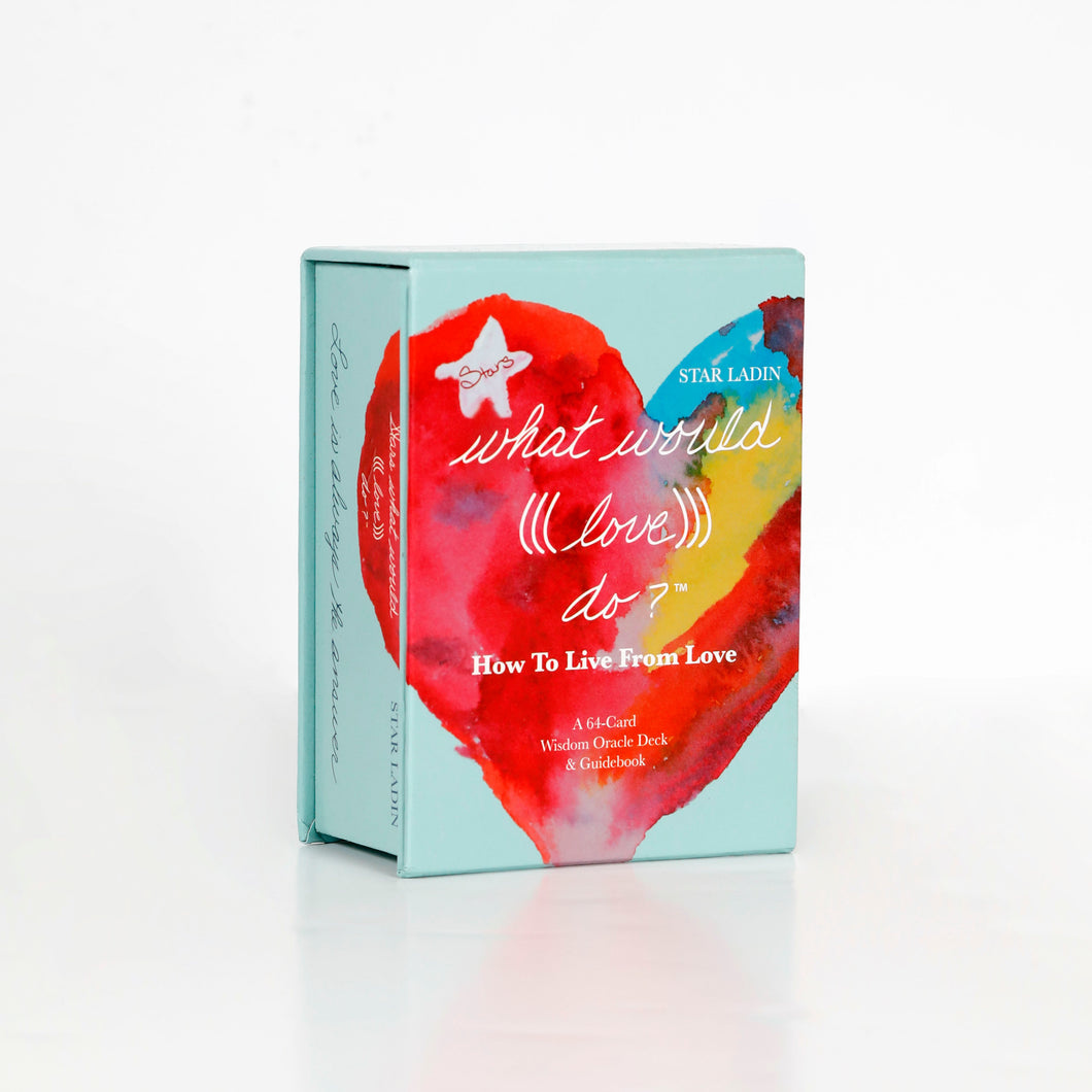(1) Wisdom Oracle Card Deck, Stars What Would (((Love))) Do? in Premium Pop Up Frame Box