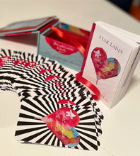 Load image into Gallery viewer, (1) Wisdom Oracle Card Deck, Stars What Would (((Love))) Do? in Premium Pop Up Frame Box